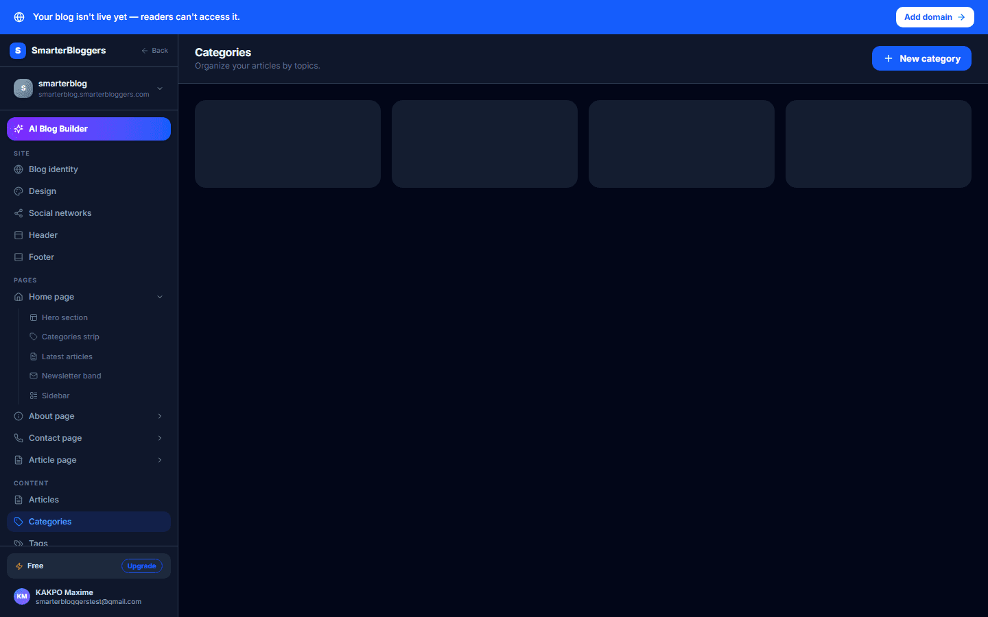 Viewing Categories