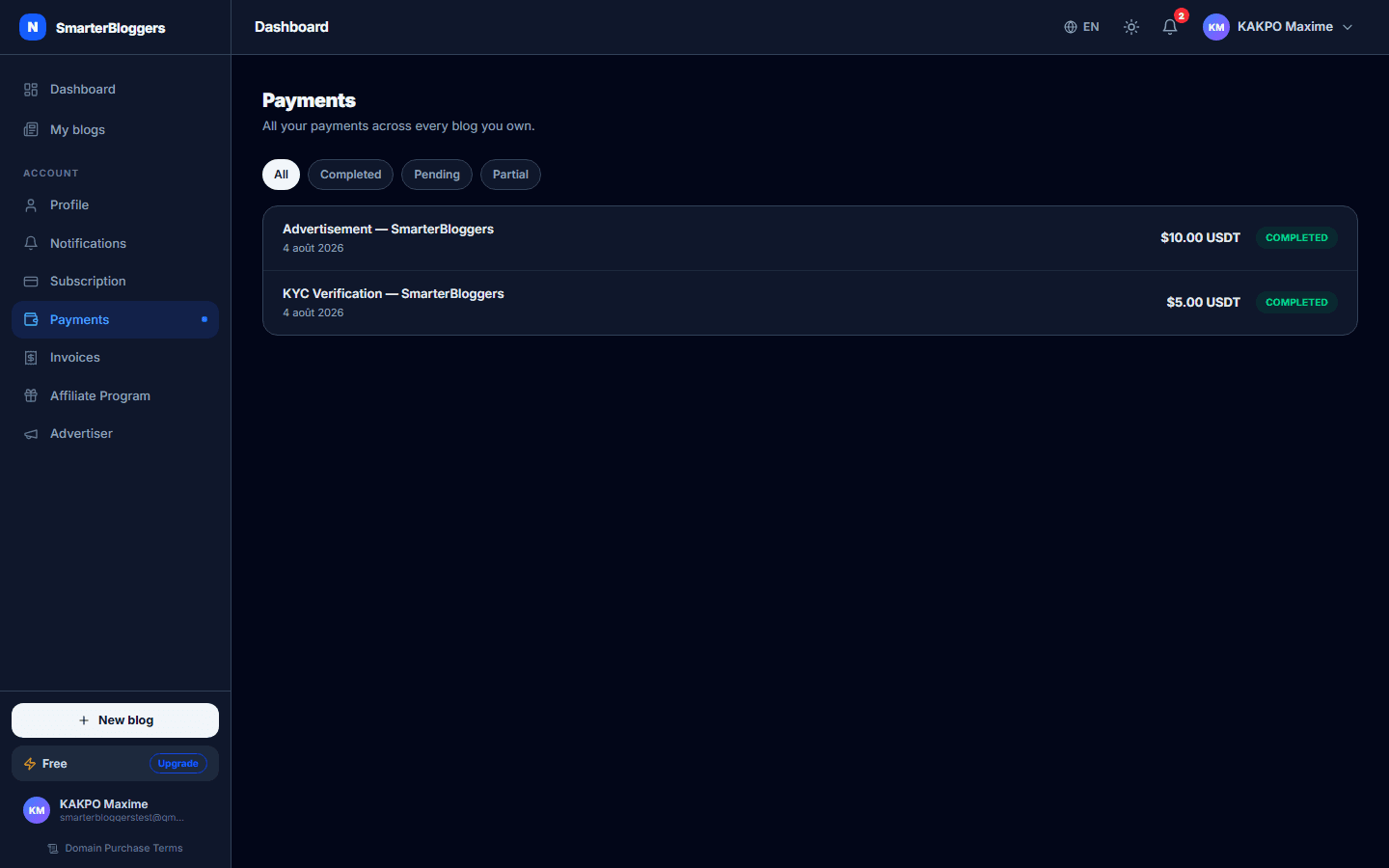 Accessing Your Payment History
